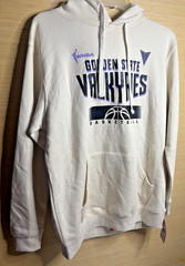 NEW GOLDEN STATE VALKYRIES CREAM UNISEX HOODIE SIZE LARGE WNBA SOFT WARM NWT