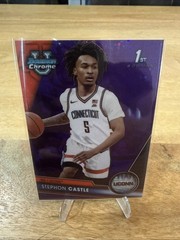 2023-24 Bowman University Chrome – Stephon Castle #88 (RC) Purple Refractor /399