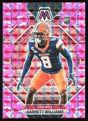2023 Mosaic Camo Pink Prizms Garrett Williams Rookie Arizona Cardinals #321