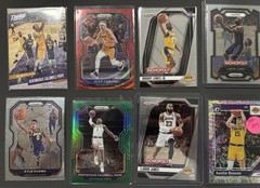 Lakers 18 Card Lot – Bronny, LeBron, Reaves Numbered, RC, Inserts & More (BD3)
