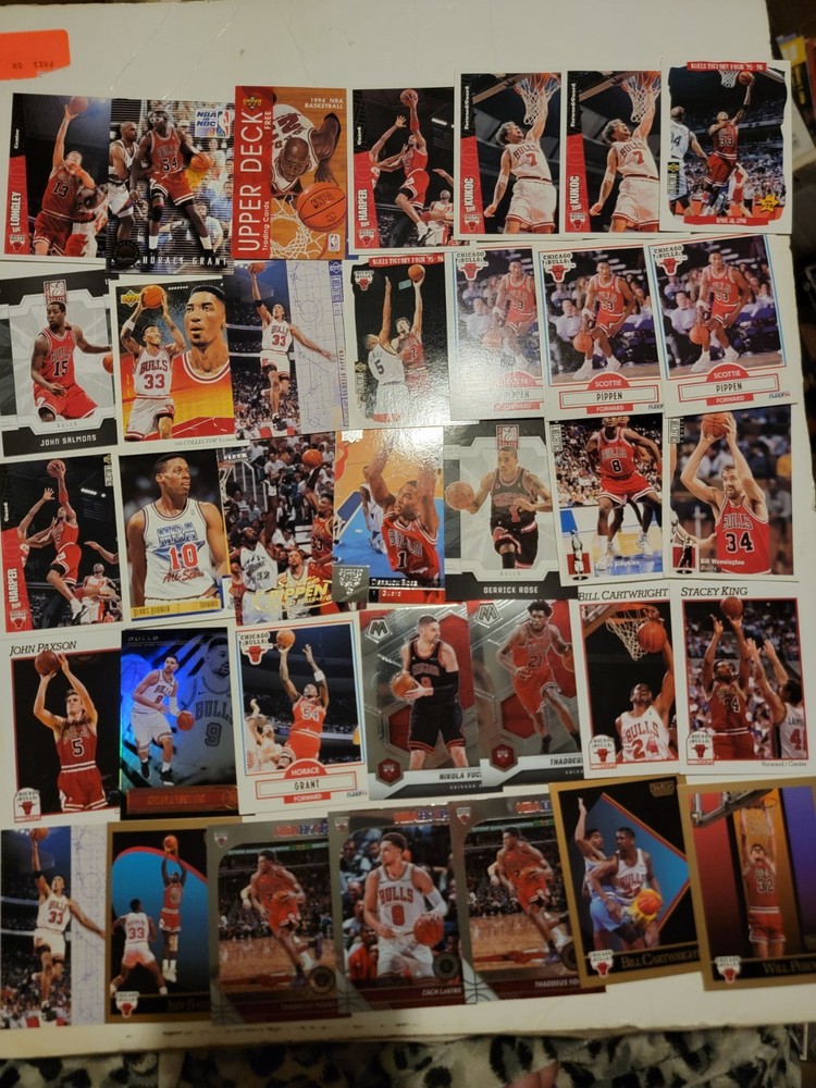280+ Large Lot Of NBA Trading Cards Vintage Modern Inserts Rcs Chicago Bulls