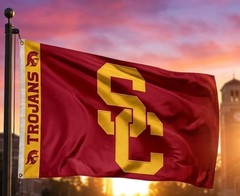 USC Trojans Southers California 3×5 foot FLAG/Banner. Brand new USA SELLER