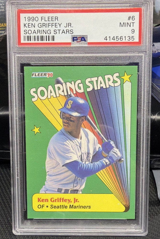 Fleer 1990 Soaring Stars Ken Griffey Jr #6 PSA 9 Seattle Mariners MLB