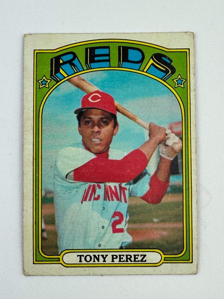 Tony Perez 1972 Topps # 80 HOF MLB Cincinnati Reds