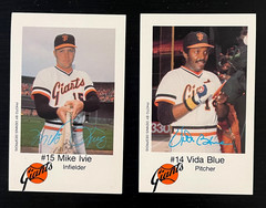 San Francisco Giants 1979 KNBR Team Set WILLIE McCOVEY Vida Blue JACK CLARK