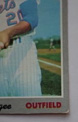 1970 Topps – Tommie Agee #50 Outfield « Miracle Mets » Excellent Condition