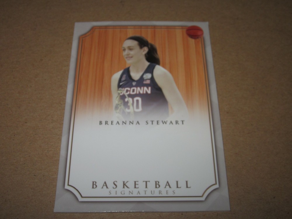 BREANNA STEWART CUSTOM TEAM UCONN HUSKIES CARD-SEATTLE STORM MVP-WNBA