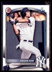 2025 Bowman Draft Paper Kaeden Kent Yankees BD-65 1st Bowman 5 card lot