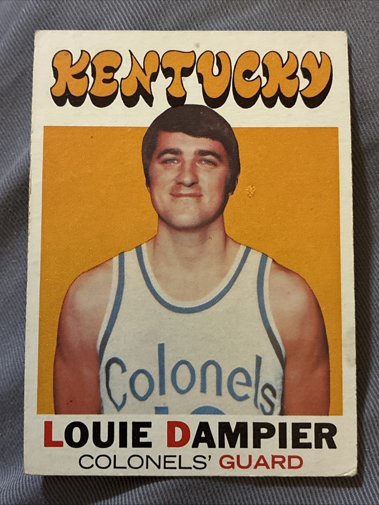 Topps 1970-71 Louie Dampier #224 Kentucky Colonels ABA Basketball Card Base