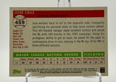 2025 Topps Chrome Platinum Anniversary – Jose Cruz #459 Gold Vibrations /50