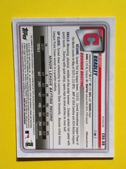 Bobby Bradley 2020 Bowman Chrome Refractor Auto Card /499 #CRA-BB On Card AU RC