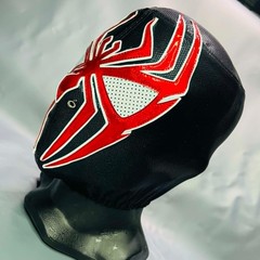 Toxic Spider Semi Professional Lucha Libre Wrestling Luchador Costume Mask Black