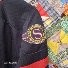 Vintage 90s Ottawa Senators CCM Hockey Jersey Black NHL Maska Large
