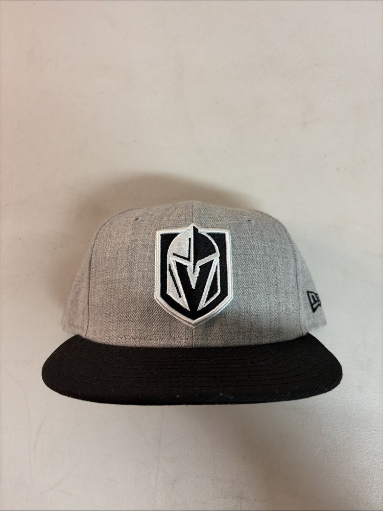 New Era 59FIFTY Las Vegas Golden Knights Black White And Gray Fitted Hat 7 1/2