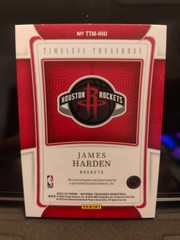 2022-23 Panini National Treasures James Harden Patch #TTM-HHJ, 17/25