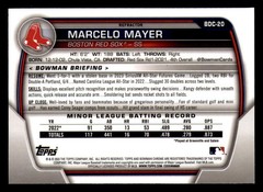 2023 Bowman Draft #BDC-20 Marcelo Mayer Chrome Refractor