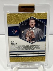 JJ Watt Custom novelty art Handmade Houston Texans Patch CARD
