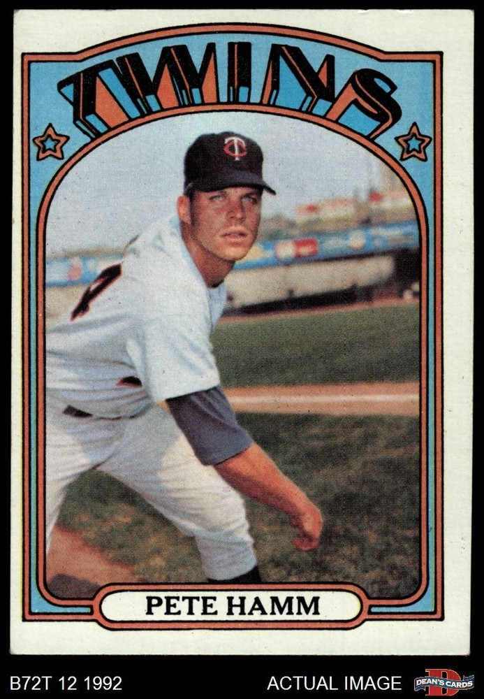 1972 Topps #501 Pete Hamm Twins 5 – EX