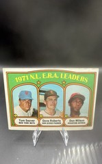1972 Topps – League Leaders Tom Seaver, Dave Roberts, Don Wilson #91