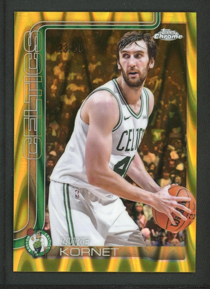2025 LUKE KORNET 23/50 TOPPS CHROME RAY WAVE GOLD