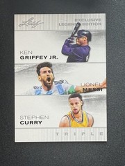 Griffey Jr / Messi / Curry 2024 Leaf Exclusive Legends Edition Trio RC 10 count