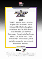 Roman Reigns/Seth Rollins – 2026 WWE Topps NOW® – Card SS04 – Presale