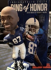 Reggie Wayne Ring of Honor Bobblehead Indianapolis Colts 2018 RARE – new in box