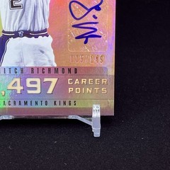 2011-12 Panini Gold Standard 14K Mitch Richmond #15 Auto /149 Sacramento Kings