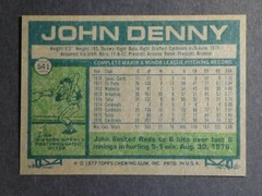1977 Topps John Denny #541 Cardinals NM/MT (Inv#DR320)