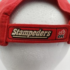 Calgary Stampeders Hat Cap Red Reebok Rbk CFL Football Adjustable Strapback