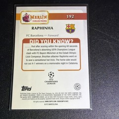 Raphinha Barcelona 2024-25 Topps Merlin UCC Rose Gold Refractor /250 (Brazil)