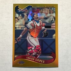 2002 Topps Chrome #615 Gold Refractor Javier Lopez