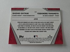 Shohei Ohtani / Yoshinobu Yamamoto 2024 Bowman Chrome International Impact #II-1