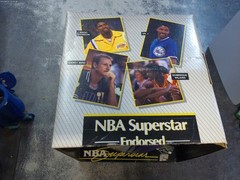 NOS Spalding MAGIC JOHNSON NBA Superstar Full Size Basketball Purple Yellow