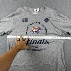 Oklahoma City Thunder Shirt Mens XL NBA Basketball Finals Champions Fanatics NWT