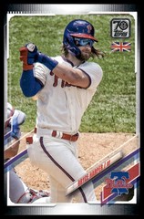 2021 Topps UK Edition #150 Bryce Harper Black #/125