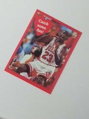 1990 90 Jump Inc Catch Some Fun! Valentines Card Michael Jordan, Bulls, HOF