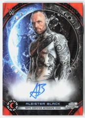 2026 Topps Cosmic Aleister Black Equinox Autographs Orange Refractor /25