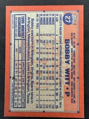 1991 Topps – Bobby Witt #27 Operation Desert Shield