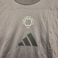 Adidas FIFA Club World Cup Medium 25 Tee Shirt 2025 Men’s Size Dark Grey