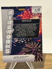 2025 Panini Prizm Black #13 Drew Allar Fireworks Silver