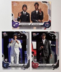 2026 Topps Now NBA Draft Top 4 Picks RC Lot Dybantsa Peterson Boozer Wilson 🔥