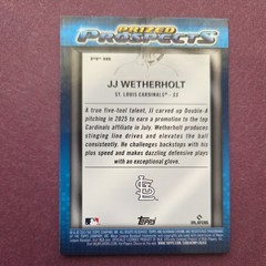2025 Bowman Draft #PP-18 JJ Wetherholt Prized Prospects Mojo Refractor