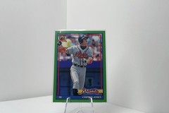 2026 Topps Series 1 – 1991 Topps Baseball Chipper Jones #T91-13 Green 43/99