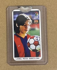 2004 Lionel Messi #30 LFP Italian Promo Mini Card Campiones Barcelona Rookie RC
