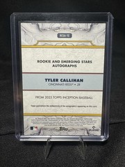 Topps 2025 Inception Tyler Callihan Rookie & Emerging Stars Auto RESA-TC /299