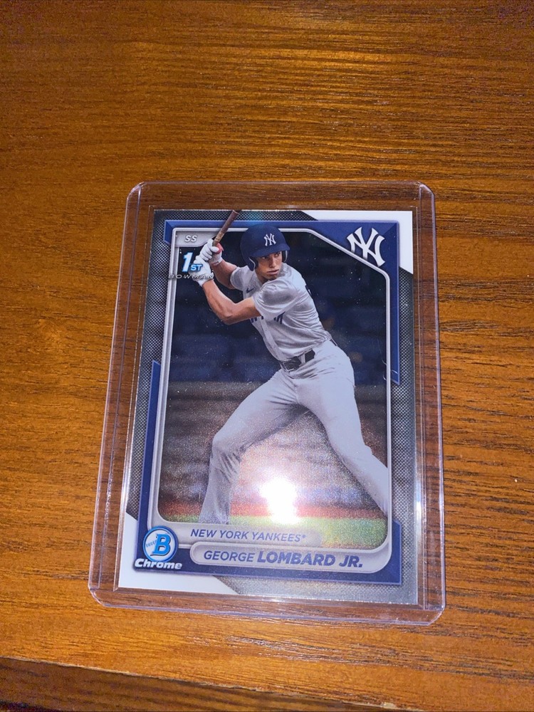 2024 Bowman George Lombard Jr. 1st Bowman Chrome #BCP-79 – Yankees QTY RC