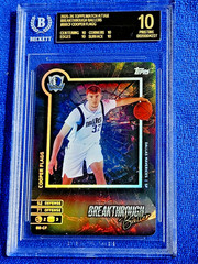 2025 Topps Match Attax RC Cooper Flagg Rookie Holofoil SP BGS 10 BLACK LABEL 💣