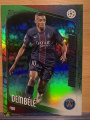 2025-26 Topps UEFA Club Competitions Ousmane Dembele #3 Green Holiday Leaf