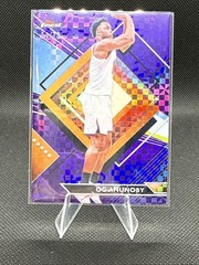 2023-24 Topps Finest – Rare OG Anunoby #245 Purple Checkerboard Refractor /75